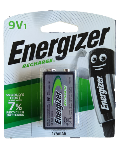 Energizer 9V Rechargeable Battery NH22N 6HR61 8.4V 175mAh