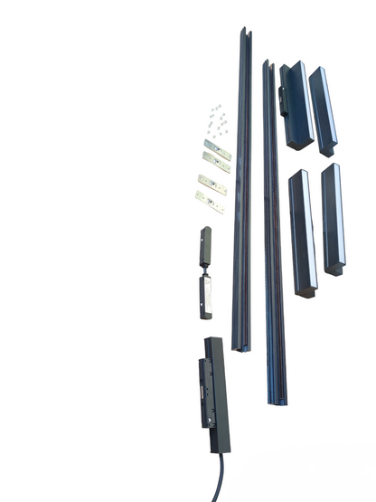 Magnetic Track Light 2 Meters 26mm with 4pcs 18W LED Foldable Flood Track Light 220V Daylight 6500K ( ILLUMIQ TERRA)