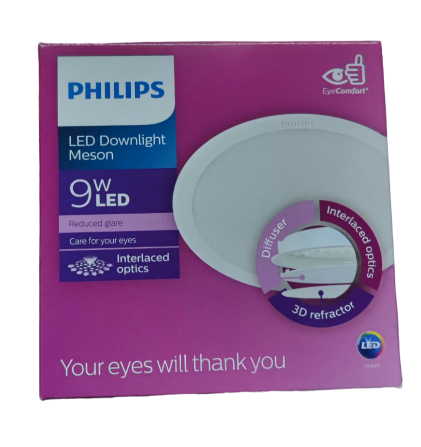 Philips LED Downlight 9W Warm White 220V (4.8") Philips Downlight 59449 Meson
