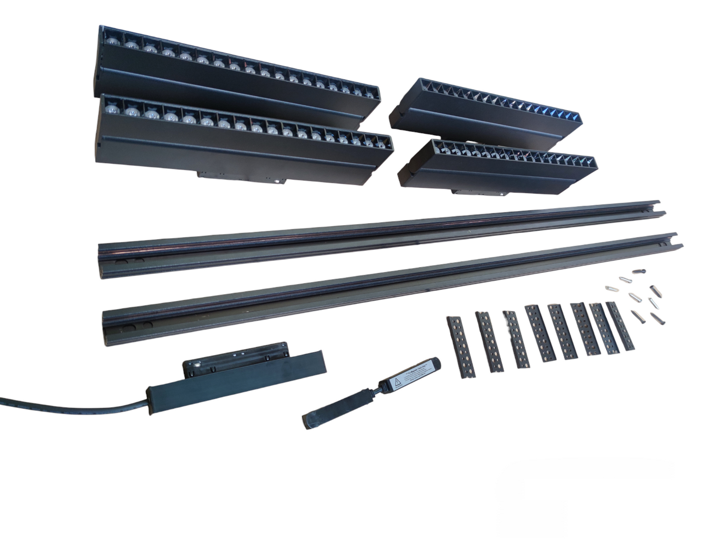 ILLUMIQ TERRA Magnetic Track Light 2 Meters 26mm with 4pcs 18W LED Foldable Grille Track Light 220V Warm White 3000K