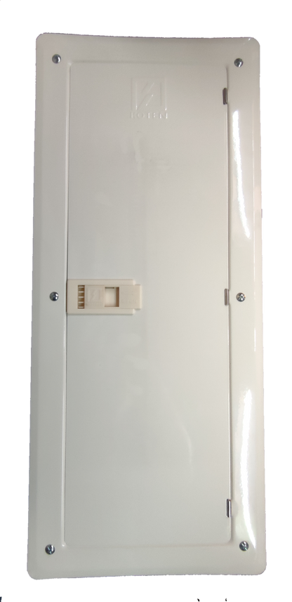 Panel Board 80A 2 Pole Main Himel Miniature Circuit Breaker 22 Branches 2 Pole Panasonic for Miniature 3 Modules Metal Base