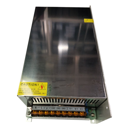 ZwtiseRise 48V 20A power supply for LED with metal casing and multiple connection terminals