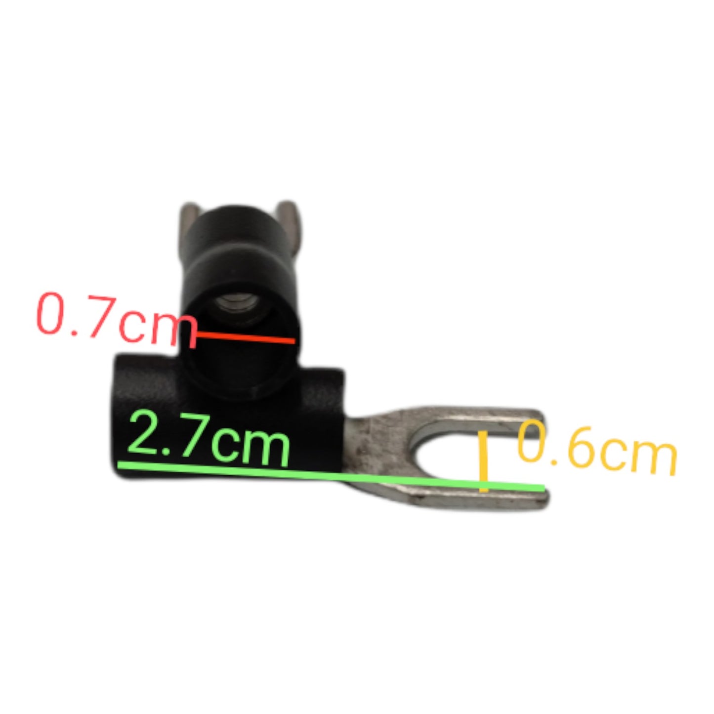 Y Terminal With Insulation 5.5mm wire 6mm Y Size 10PCS, Y Terminal 5.5mm YBB-10 10PCS