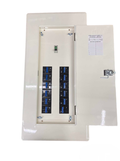 Koten & Taiyou Panel Board 125A 250SP 2Pole Main with 12 Branches 2 Pole Bolt On