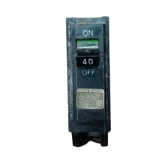 GE 40A 1 Pole Plug In Circuit Breaker TQL 10KAIC 220V TQL1440B