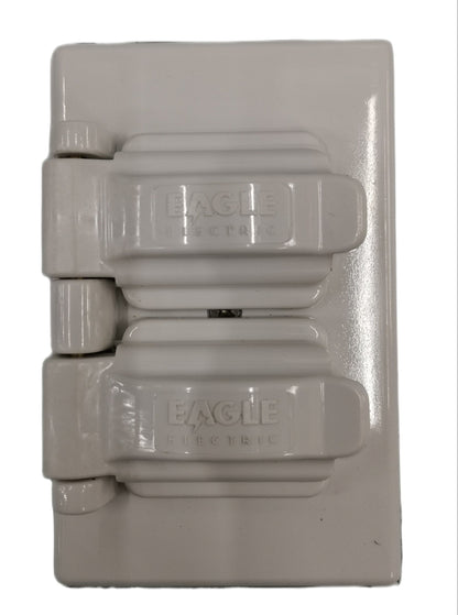 Eagle Weatherproof Outlet 2 Gang Flat Pin Outlet CAT1962/733