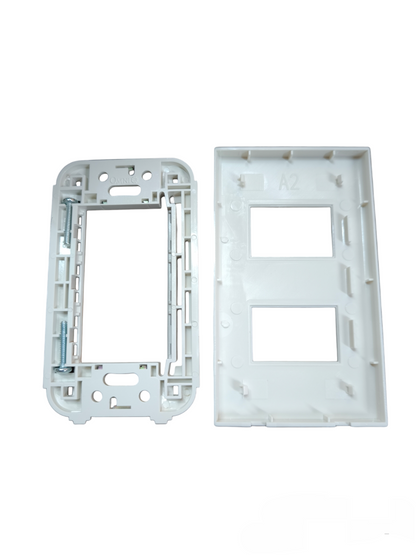 Omni 2 Gang Plate Cover Wide Series WWP-112