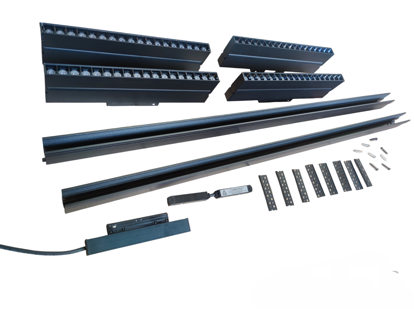 Magnetic Track Light 2 Meters 50mm with 4pcs 18W LED Foldable Grille Track Light 220V Cool White 4000K ( ILLUMIQ TERRA)