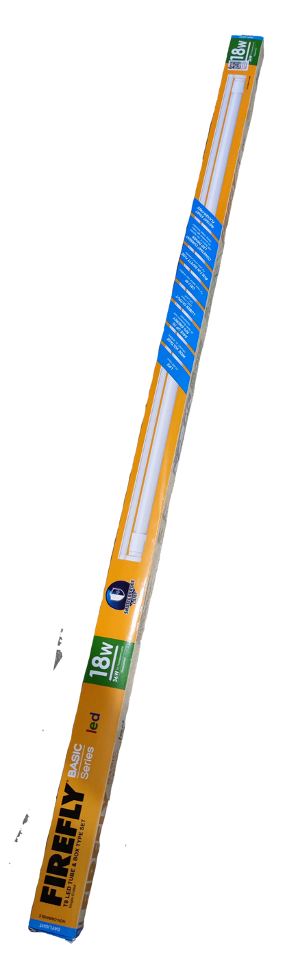 Firefly 18W LED Fluorescent Tube Daylight with Fixture T8 220V EBTS11/DL18