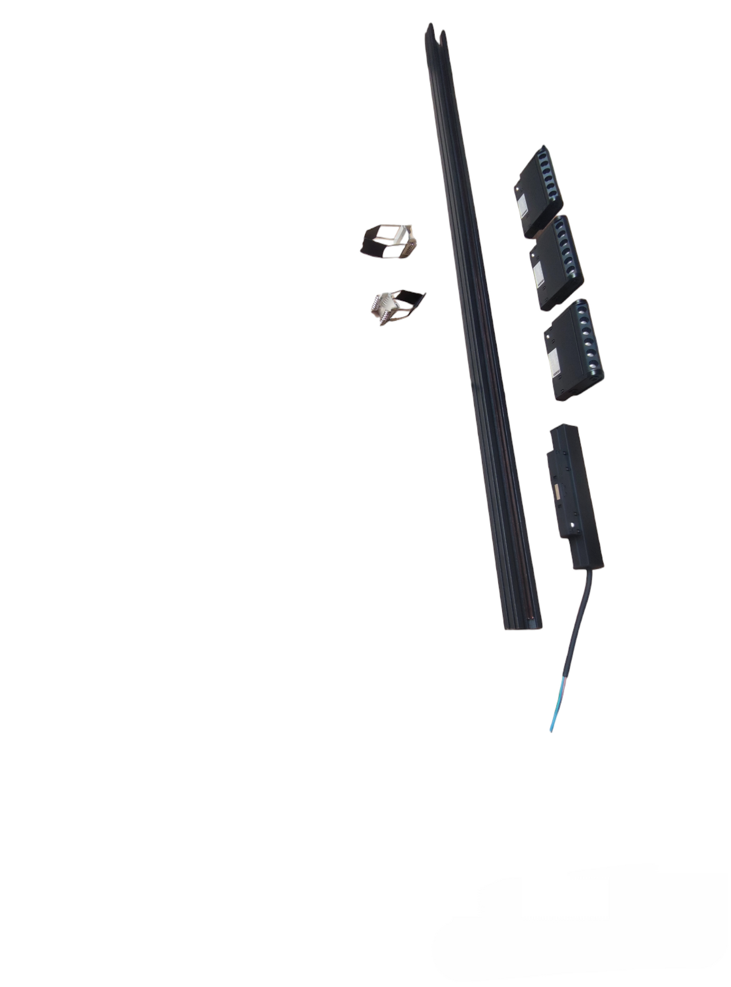 ILLUMIQ TERRA LED Magnetic Track Light 1 Meter 26mm with 3pcs 6W LED Rotary Grille Track Light 220V Daylight 6500K