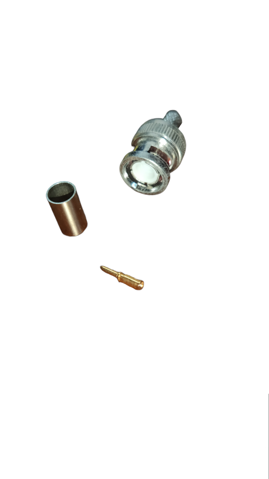 Local BNC Connector Male RG59 Crimp Type