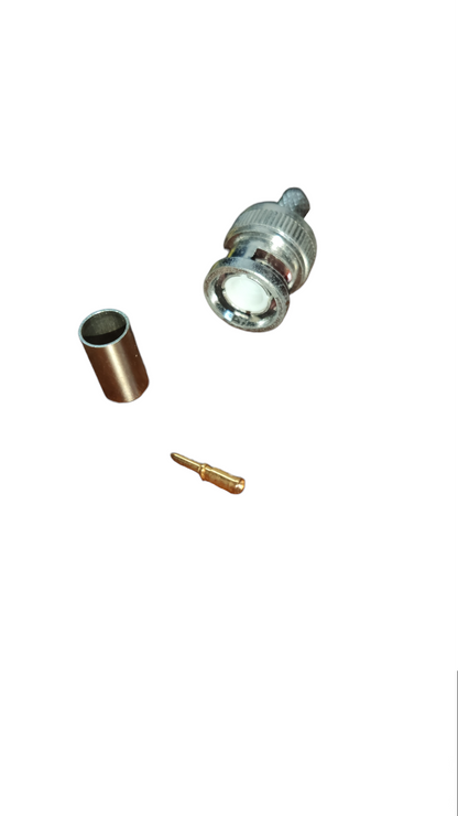 Local BNC Connector Male RG59 Crimp Type