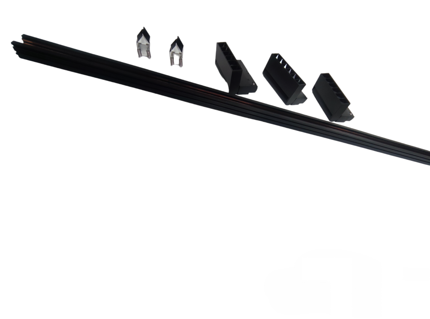 ILLUMIQ TERRA Magnetic Track Light 1 Meter 26mm with 3pcs 6W LED Foldable Grille Track Light Cool White 4000K 220V