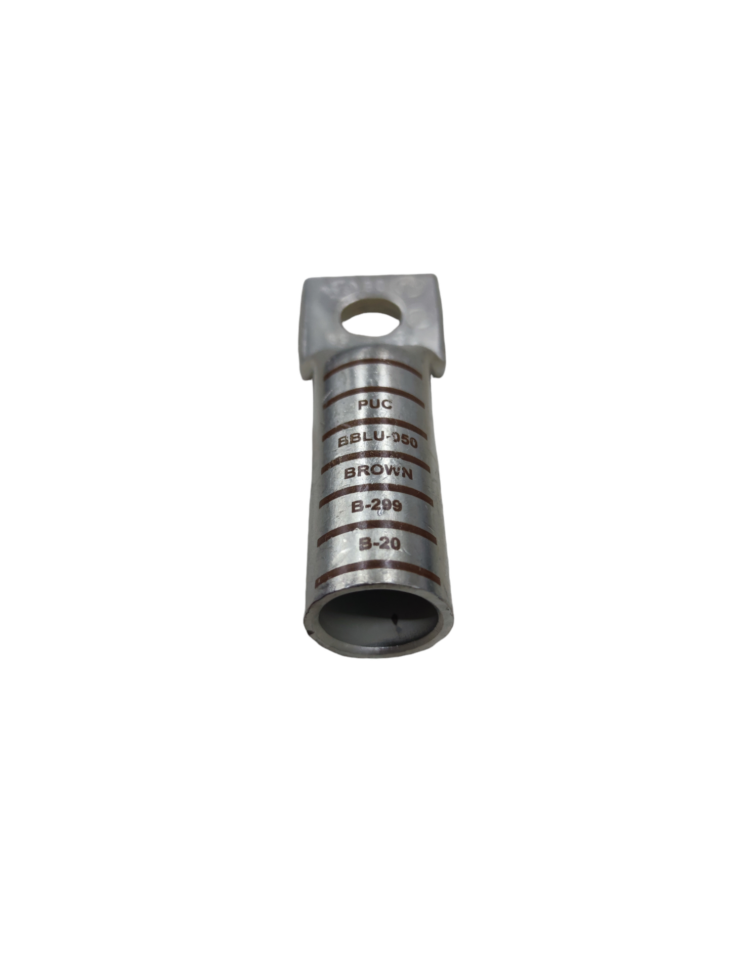 Pennunion 250mm Terminal Lugs Long Barrel 1 Hole 1.7mm Nut Hole