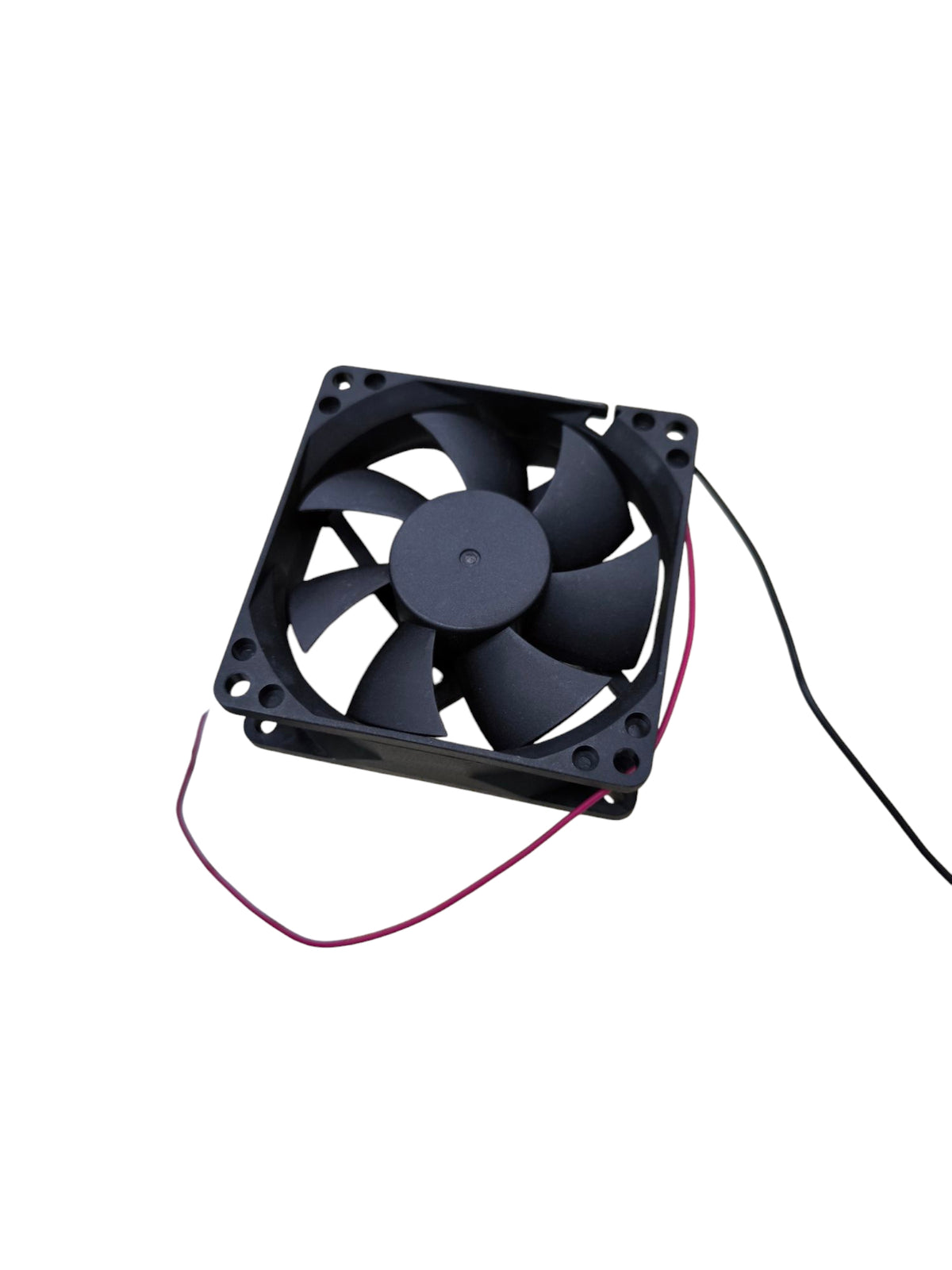 Electx Electrical Supply 24V DC exhaust fan 4x4 with black blades and mounting holes