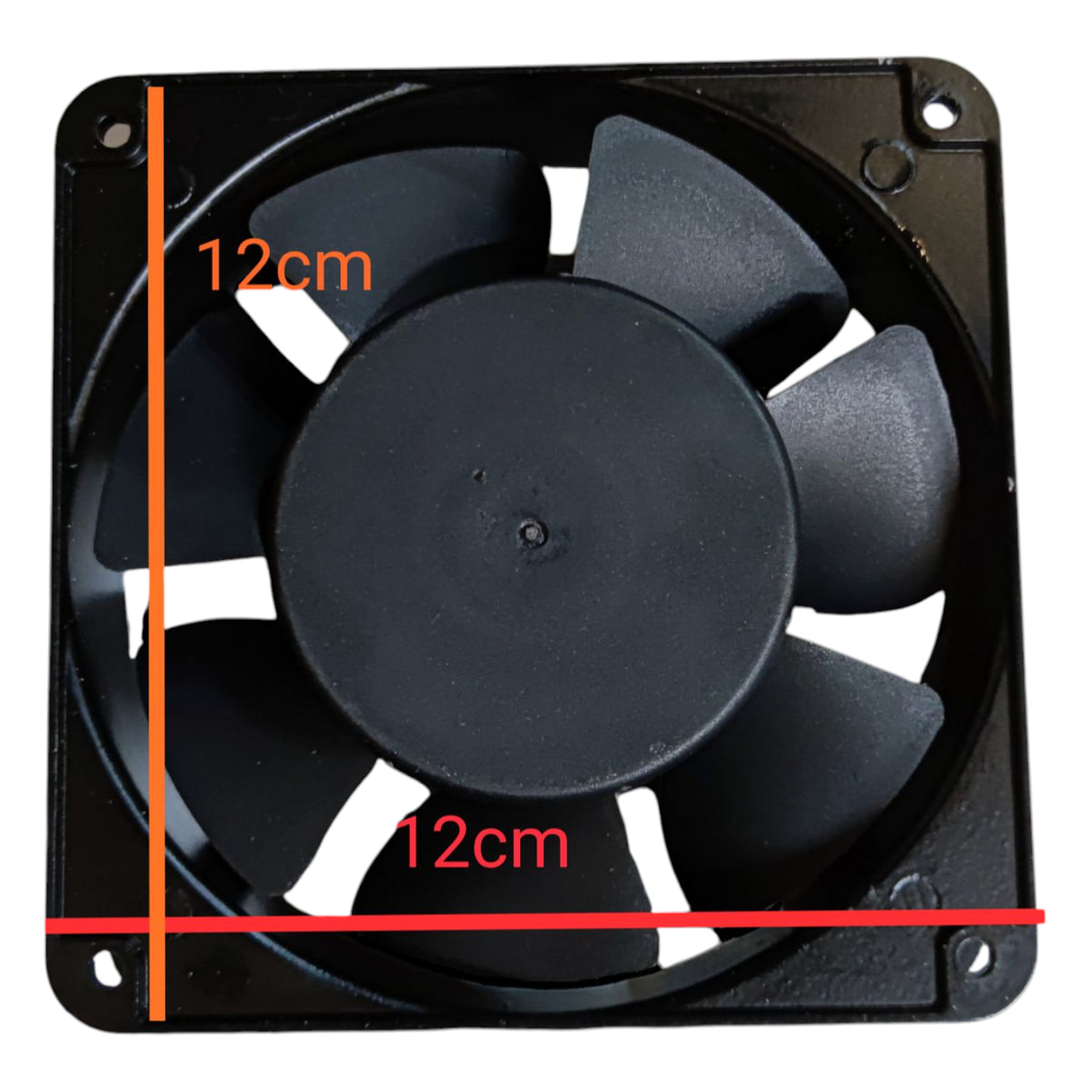 4x4 Box Fan 220V 10cm x 10cm 5 Blades 120mm x 120mm x 38mm