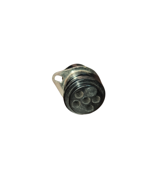5 pin DIN chassis connector electrical part from China with metal housing and 5 pins for circuitry