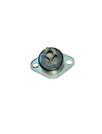 Metal 5 pin DIN connector socket electrical circuitry part with mounting holes