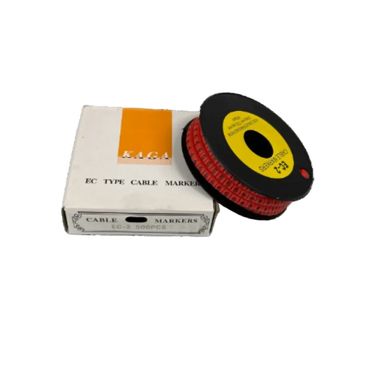 Grippes 500pcs Cable Marker Red - 6 for organized cable management and labeling