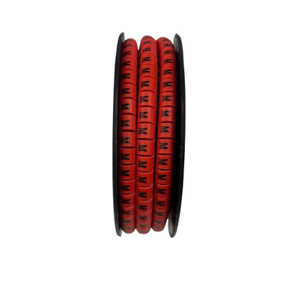 500pcs Cable Marker Red - M for organized cable management and easy identification of wires