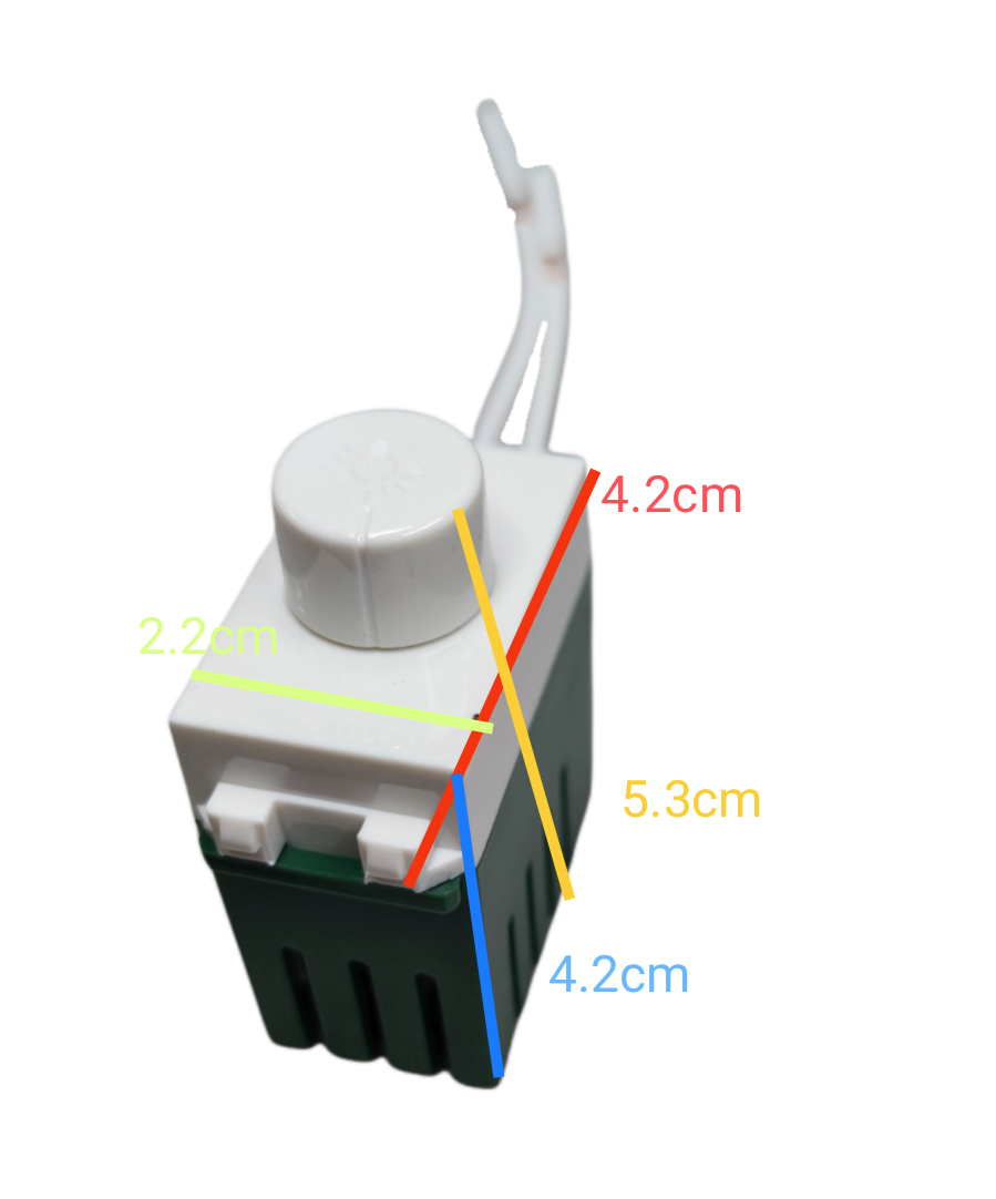 Omni 500W Dimmer Switch WDM-502 with adjustable knob for lighting control