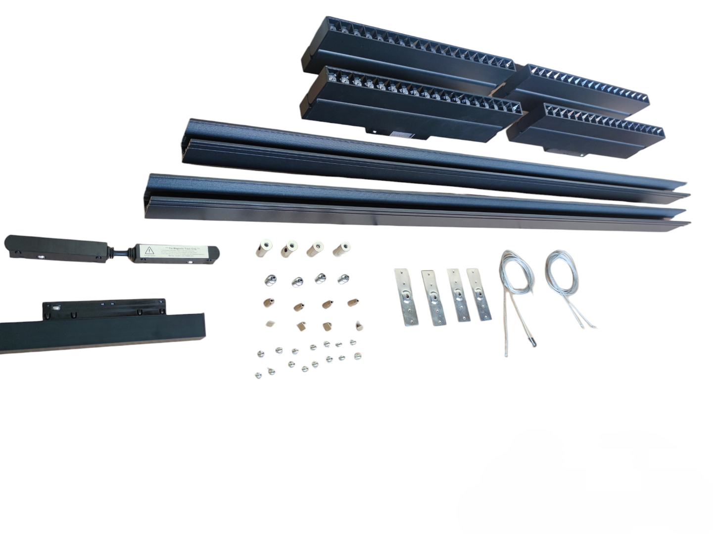 Magnetic Track Light 2 Meters 50mm with 4pcs 18W LED Foldable Grille Track Light 220V Cool White 4000K ( ILLUMIQ TERRA)