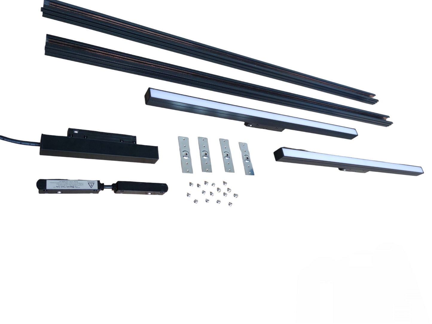 ILLUMIQ TERRA Magnetic Track Light 2 Meters 26mm with 4pcs 18W LED Foldable Grille Track Light 220V Warm White 3000K