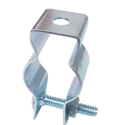 50mm conduit hanger 2 inches made of durable metal with a screw for secure installation