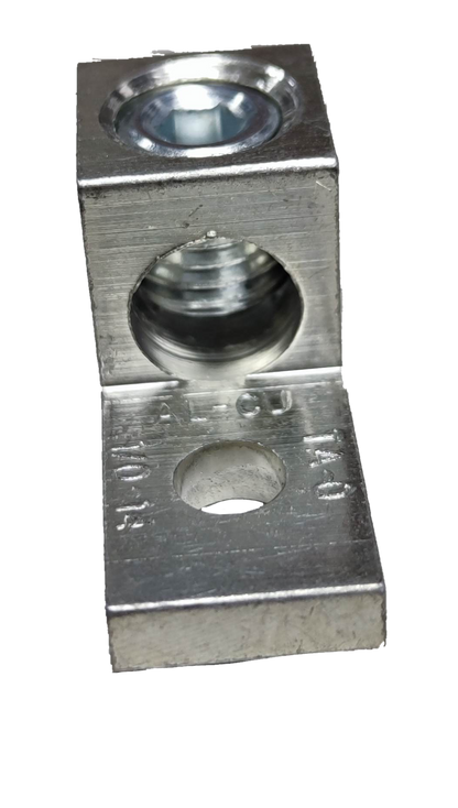 50mm electrical connector lug with a square shape for secure battery and cable connections