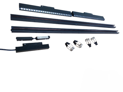 ILLUMIQ TERRA Magnetic Track Light 2 Meters 26mm with 4pcs 12W LED Rotary Grille Track Light 220V Daylight 6500K