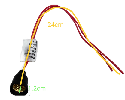 Omni  Pigtail Socket E12 E12-102 (5PCS) , E-12 Rubber Socket