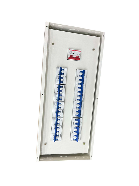Panel Board 100A 2pole Miniature Circuit Breaker (Himel )Brand 10KAIC 220V Main with 18 Branches 2pole Miniature Circuit Breaker ( Panasonic)