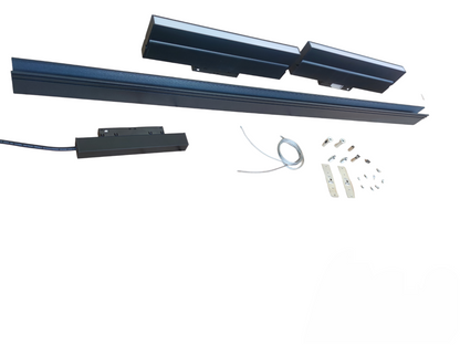 ILLUMIQ TERRA Magnetic Track Light 1 Meter 50mm with 2pcs 18W LED Foldable Flood Track Light Daylight 6500K 220V