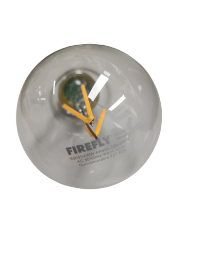 Firefly LED Filament Bulb Warm White 4W E27 220V, 4W LED Bulb A60