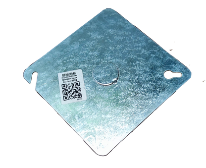 Royu 4" x 4" Metal Cover REMUB04A, 1mm Thickness AWG 18 Junction Box Cover Metal
