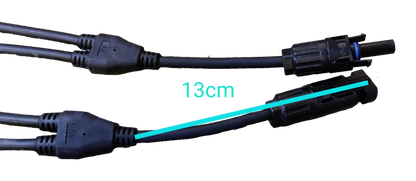 Grippes MC4 Connector 1x2 with Wire IP 67