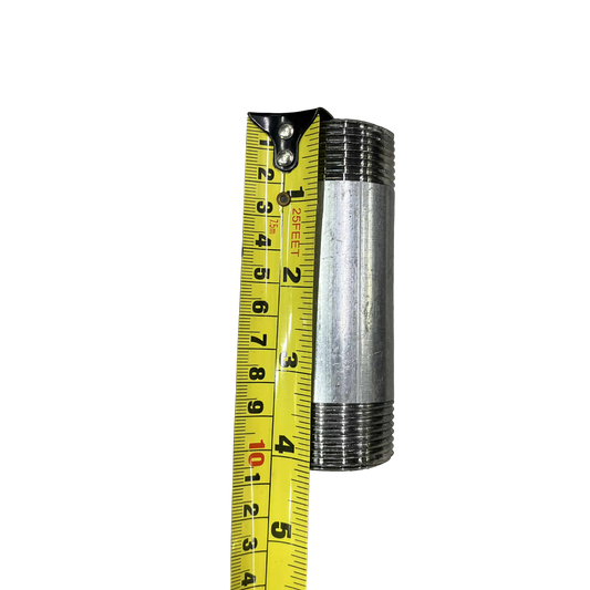 EMT Conduit Pipe Nipple 1 1/4 Inches x 4 Inches, Diameter 3.17cm x 9cm Length