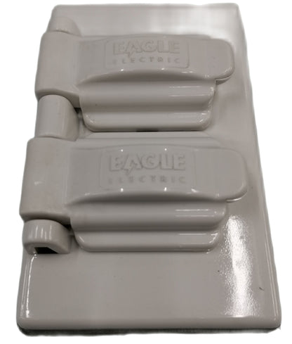 Eagle Weatherproof Outlet 2 Gang Flat Pin Outlet CAT1962/733