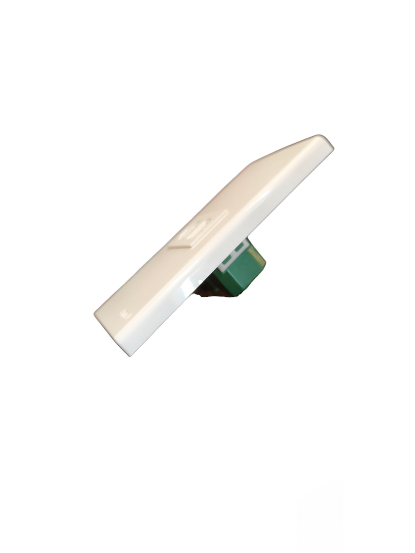 Omni 1 Gang Flat Pin Outlet 15A 250V with Plate WWP-110+WWR-200