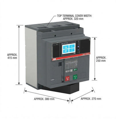 ABB SACE EMAX 2 2500A 3P Air Circuit Breaker Industrial Fixed Type 50KAIC 690V EKIP Touch LSIG IEC 60947-2 SACE EMAX 2 E2.2N2500A3P