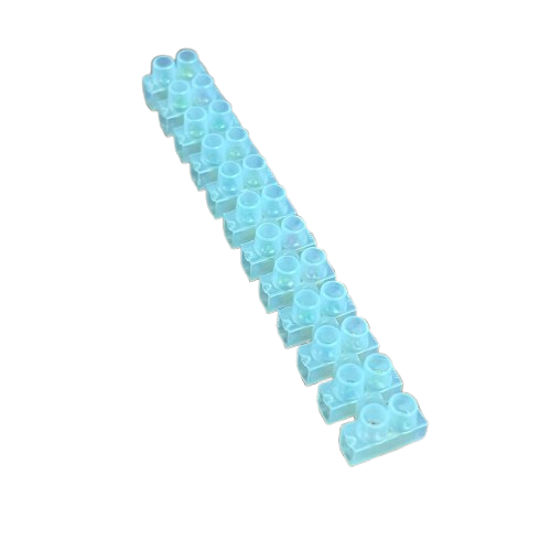 Grippes 5A PVC terminal block 12 pairs in transparent design for electrical connections