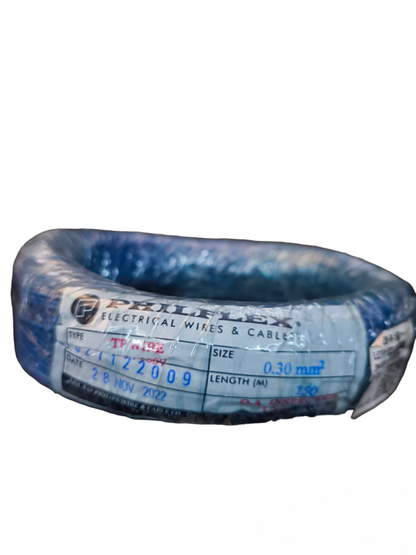 Philflex TF Wire AWG 22 Stranded (Hook Up Wire/ Thermoplastic Fixture Wire)