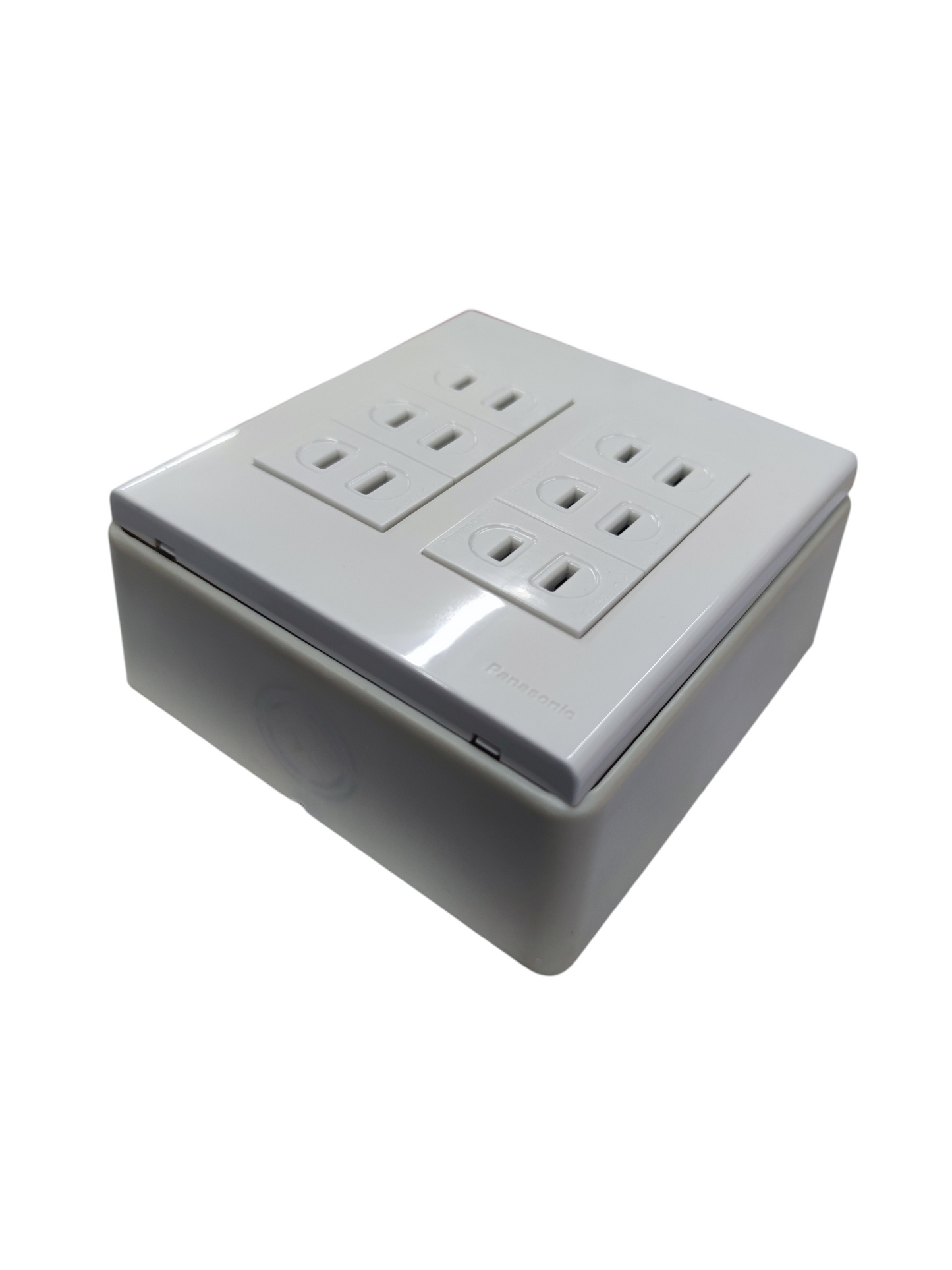 Panasonic 6 Gang Flat Pin Outlet 16A 250V with Utility Box (WEG6806+(6XWEG1001-5)+Utility Box