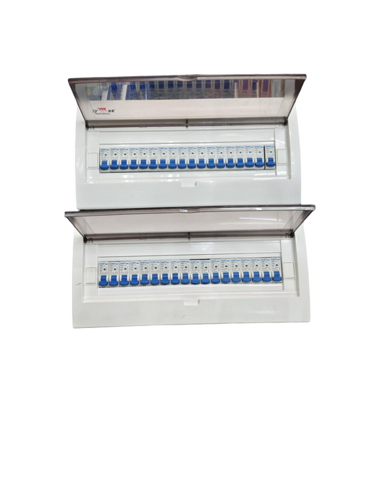 Panel Board 63A 1 Pole Main Miniature Circuit Breaker with 35 Branches NB1 Type 1 Pole  Miniature Circuit Breaker 36 Ways Surface Type Panel Box ZY with 35 Bus Bar 1 Pole ( Chint Breakers)