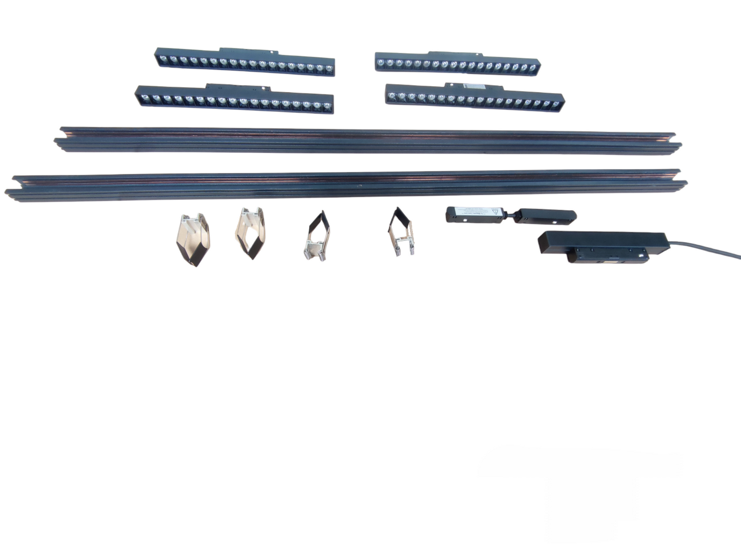 ILLUMIQ TERRA Magnetic Track Light 2 Meters 26mm with 4pcs 18W LED Foldable Grille Track Light 220V Warm White 3000K