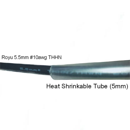 5mm Shrinkable Tuber Clear for effective cable management and protection against wear and tear