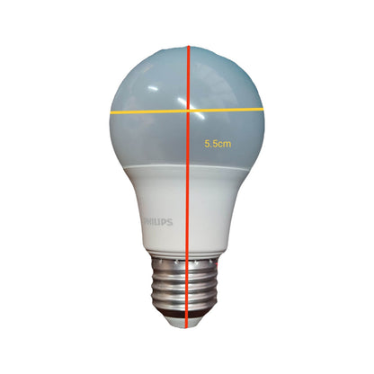 Philips 5W LED bulb E27 daylight 220V 6500K designed for bright, energy-efficient lighting.