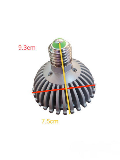 5W LED PAR30 bulb 220V with cooling fins and standard screw base from China