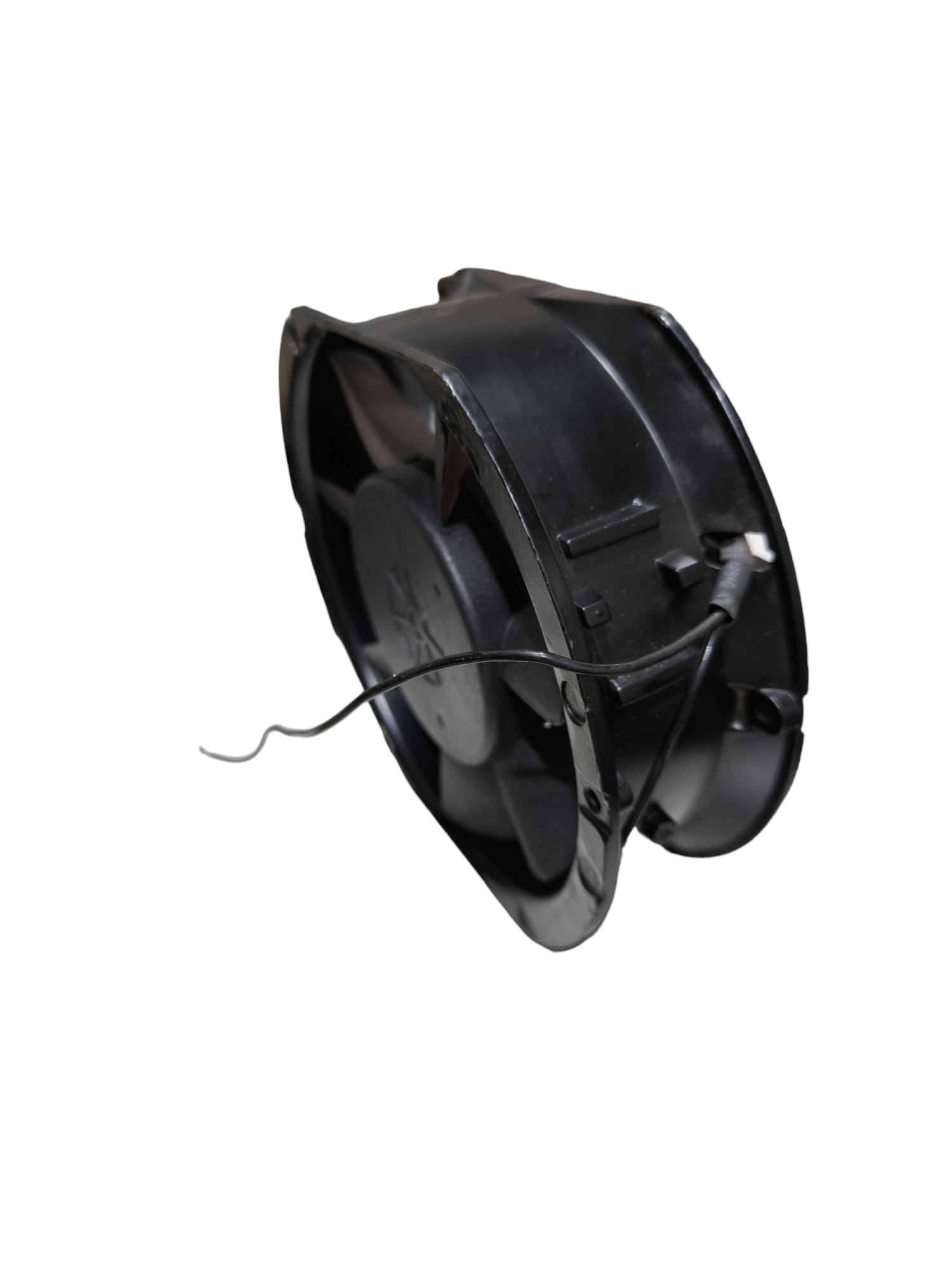 6 inch 220V exhaust fan in black with wiring, industrial ventilation fan made in China