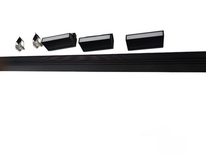 ILLUMIQ TERRA Magnetic Track Light 1 Meter 50mm with 3pcs 6W LED Foldable Flood Track Light Daylight 6500K 220V